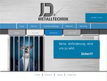 Tablet Screenshot of jd-metalltechnik.de